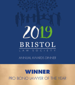 WINNER - Pro Bono Lawyer of the Year