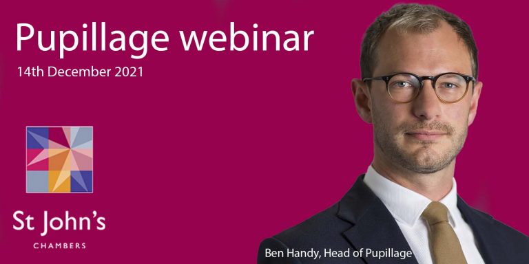 Pupillage webinar