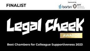 Best Chambers for Colleague Supportiveness 2023